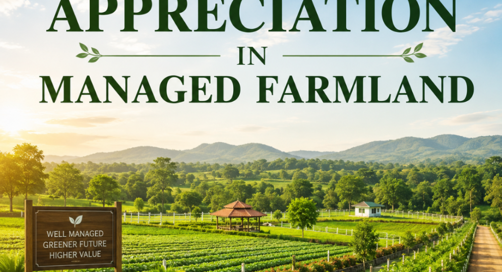 Land Appreciation in Managed Farmland Near Bangalore